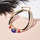 Evil Eye Multi-strand Bracelet for Girl Women(BJEW-JB07111-01)-2