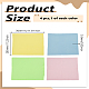 4Pcs 4 Colors Microfiber Eyeglass Cleaning Cloth(AJEW-LP0002-91)-2
