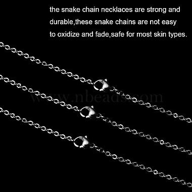 304 Stainless Steel Necklace(MAK-K004-09P)-5