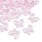 Imitation Pearl Acrylic Beads, Butterfly, Pink, 18x21.5x6mm, Hole: 1.8mm, about 423pcs/500g(AC-CBAAA05-12A)