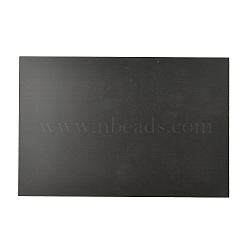 Foamed PVC Mould Plates, Rectangle, Sand Table Model Material Supplies, Black, 200x300x3mm(DIY-BC0004-67C)