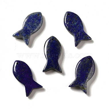 Fish Lapis Lazuli Pendants