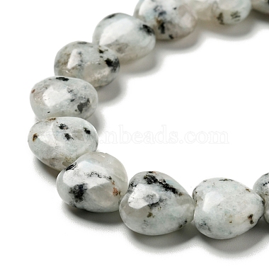 Jaspe de sésame naturel / perles de jaspe kiwi(G-B022-12B)-4