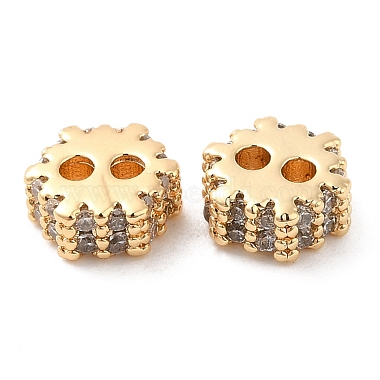 Brass Micro Pave Clear Cubic Zirconia Slide Charms(KK-F860-69G)-2