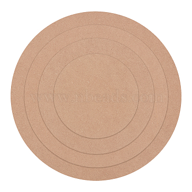 Medium Density Fiberboard (MDF) Portable Clay Wedging Board with Built(AJEW-WH0348-383)-7