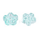Perles de verre peintes par pulv&eacute;risation transparent(GLAA-N035-029-C01)-3