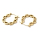 Rack Plating 304 Stainless Steel Hoop Earrings for Women(EJEW-Z026-24G)-2