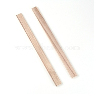 (Clearance Sale)Paulownia Wooden Sticks, Rectangle, BurlyWood, 430x30x12mm(WOOD-WH0113-05)