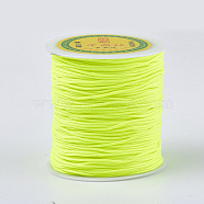 Nylon Thread, Yellow, 1.5mm, about 120.29 yards(110m)/roll(NWIR-S007-17)