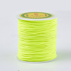 Nylon Thread, Yellow, 1.5mm, about 120.29 yards(110m)/roll(NWIR-S007-17)