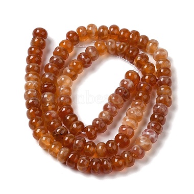 Natural Fire Crackle Agate Beads Strands(G-G0004-A01-A)-3