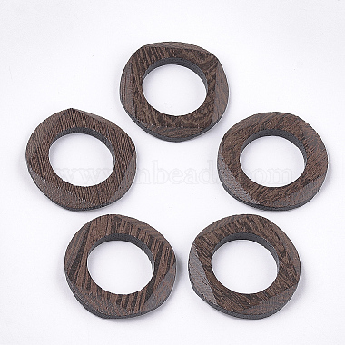 39mm CoconutBrown Ring Wood Links