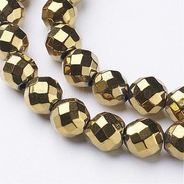 Non-Magnetic Synthetic Hematite Beads Strands(G-G092-8mm-1)-2