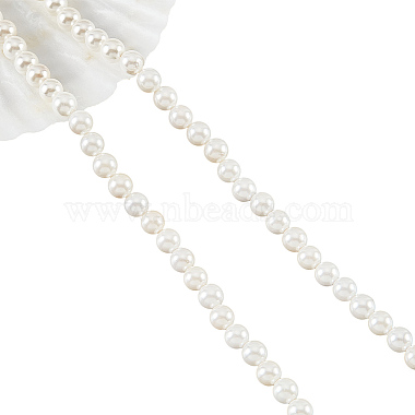 Natural White Shell Beads Strands(SHEL-WH0001-009A)-2