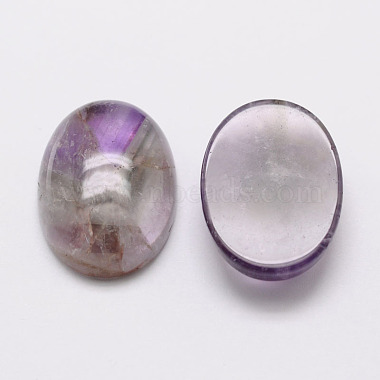 Oval Natural Amethyst Cabochons(G-K020-14x10mm-03)-2