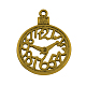 pendentifs en alliage d'horloge(TIBEP-24057-AG-NR)-1