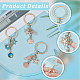 3Pcs 3 Styles Alloy Enamel Keychains(KEYC-CY0001-02)-6