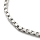 долговечные женские ожерелья-цепочки из латуни с покрытием(NJEW-G105-02P)-2