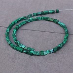 Synthetic Malachite Beads Strands, Cube, 4.5~5x4.5~5mm, Hole: 1mm, about 83pcs/strand, 15.28 inch(38.8cm)(G-WH0009-09)
