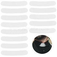 50Pcs Plastic Tab Collar for Clergy Shirt, White Priest Collar, Collar Lining Stay, White, 29x159x1mm(AJEW-BC0003-64A)