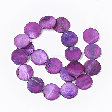 Chapelets de perles en coquille d'eau douce (SHEL-T014-011E)-2