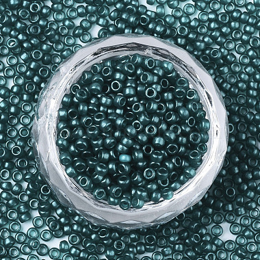 Frosted Opaque Glass Seed Beads(SEED-S042-06A-01)-2