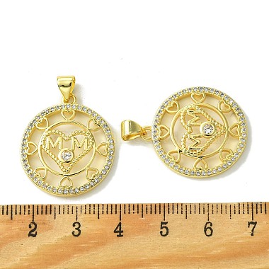 Mother's Day Brass Micro Pave Cubic Zirconia Pendants(KK-H472-07G-05)-3