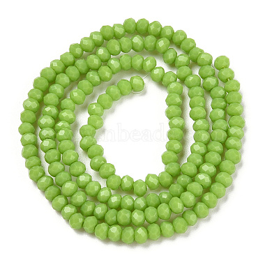 Opaque Solid Color Imitation Jade Glass Beads Strands(EGLA-A044-P1mm-D30)-2