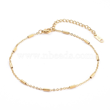 304 Stainless Steel Cable Chains Anklets(X-AJEW-AN00392-02)-1