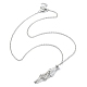 304 Stainless Steel Braided Macrame Pouch Empty Stone Holder for Pendant Necklace Making(X-NJEW-TA00078)-1