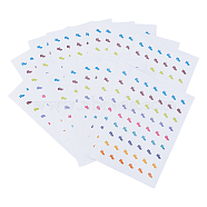 Paper Stickers, Paper Gift Tag Stickers, Adhesive Labels Stickers, Shoes, 150x102x0.1mm, 54pcs/sheet.(STIC-WH0004-47C)