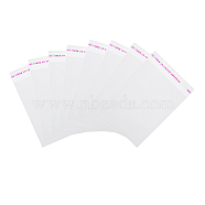 Cellophane Bags, OPP Material, Adhesive, Rectangle, Clear, 140x90mm(OPC-NB0001-01)