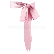 Long Thin Chiffon Silk-like Chain Belts for Women Girls, Pink, 1925x51x0.9mm(AJEW-WH20001-48E)