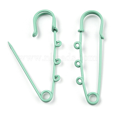 Aquamarine Iron Kilt Pins
