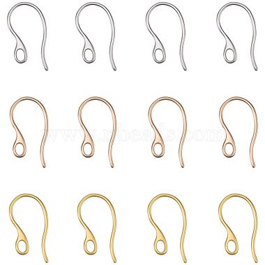 Mixed Color 304 Stainless Steel Earring Hooks