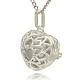Серебряные медные подвески в форме сердца(KK-J243-06S)-2