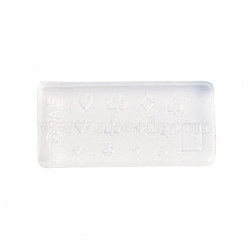 DIY Silicone Nail Art Molds, for DIY UV Resin, Epoxy Resin Nail Art Decoration Accessories, Rhombus, 1.9~2x4~4.1x0.6~0.7cm, Inner Diameter: 2.5~6.5x2~4.5mm(SIMO-NH0002-01I)