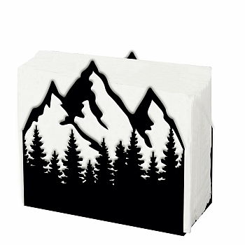 Iron Napkin Holder, Mountain, 125x50x135mm