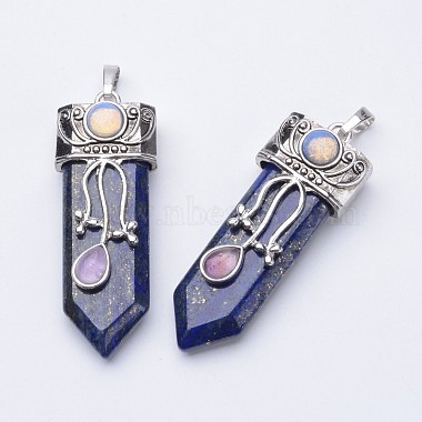 Antique Silver Others Lapis Lazuli Pendants
