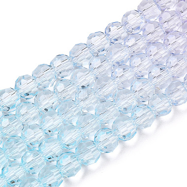 Transparent Glass Beads Strands(X-GLAA-E036-07W)-2
