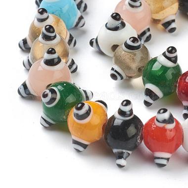 Handmade Bumpy Lampwork Beads(LAMP-G142-07B)-3