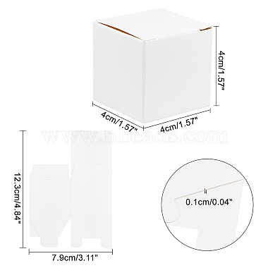 Foldable Creative Kraft Paper Box(CON-WH0062-04B)-2