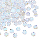 hobbiesay 150pcs perles de verre transparentes(GGLA-HY0001-06)-1