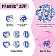 30Pcs Handmade Gold Sand Lampwork Beads(LAMP-TA0002-37B)-3