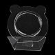 Clear Acrylic Slant Back Single Bracelet Bangle Display Stands(BDIS-C003-01F)-1