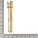 Golden Tone Brass Wax Seal Stamp Head with Bamboo Stick Shaped Handle(STAM-K001-05G-H)-4