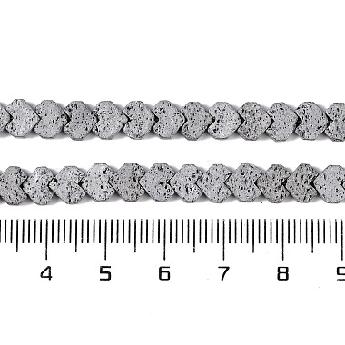 Electroplated Natural Lava Rock Beads Strands(G-Q1009-G01-02G)-4