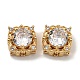 Brass Micro Pave Cubic Zirconia Beads(KK-U037-05G-02)-1