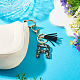 1Pc Resin Letter Keychains(KEYC-TADJ0001-09R)-5