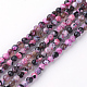 Natural Fire Crackle Agate Bead Strands(G-S215-6mm-04)-1